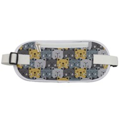 Cute Cat Pattern Rounded Waist Pouch by ExtraAwesomeSauce