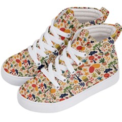 Garden Of Love Kids  Hi-top Skate Sneakers by designsbymallika