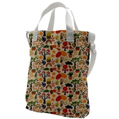 Garden Of Love Canvas Messenger Bag by designsbymallika