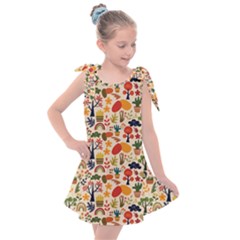 Garden Of Love Kids  Tie Up Tunic Dress by designsbymallika