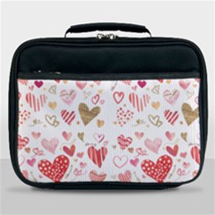 Beautiful Hearts Pattern Cute Cakes Valentine Lunch Bag by designsbymallika