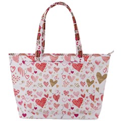 Beautiful Hearts Pattern Cute Cakes Valentine Back Pocket Shoulder Bag  by designsbymallika