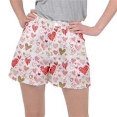 Beautiful Hearts Pattern Ripstop Shorts by designsbymallika