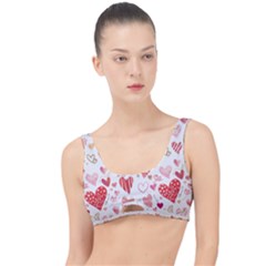 Beautiful Hearts Pattern The Little Details Bikini Top