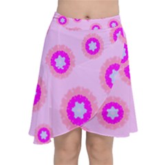 Funny Graphics Chiffon Wrap Front Skirt by grafikamaria