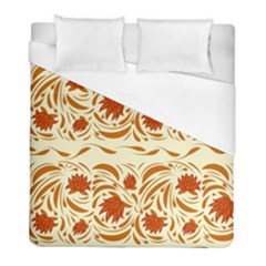 Ornamental Flowers Duvet Cover (full/ Double Size) by Eskimos