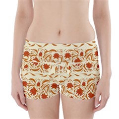 Ornamental Flowers Boyleg Bikini Wrap Bottoms by Eskimos