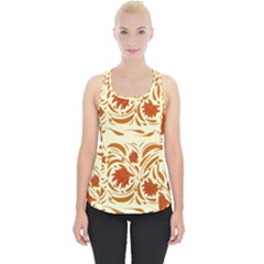 Ornamental Flowers Piece Up Tank Top by Eskimos