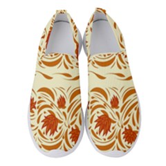 Ornamental Flowers Women s Slip On Sneakers by Eskimos