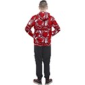 Red ethnic flowers Men s Pullover Hoodie View2