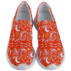 White Leaves Women s Lightweight Slip Ons by Eskimos