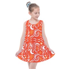 White Leaves Kids  Summer Dress by Eskimos