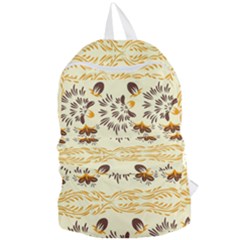 Decorative Flowers Foldable Lightweight Backpack by Eskimos