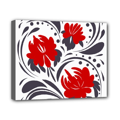 Red Leaves Canvas 10  X 8  (stretched) by Eskimos