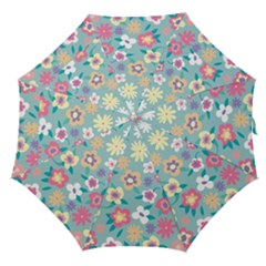 Floral Pattern Straight Umbrellas by ExtraGoodSauce