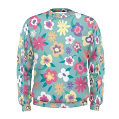 Floral Pattern Men s Sweatshirt by ExtraAwesomeSauce