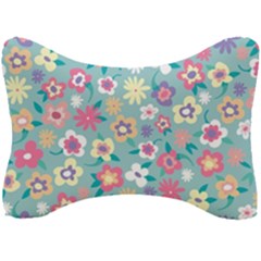 Floral Pattern Seat Head Rest Cushion by ExtraGoodSauce