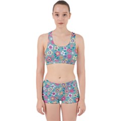 Floral Pattern Work It Out Gym Set by ExtraGoodSauce