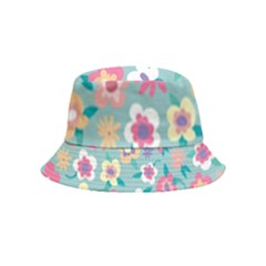 Floral Pattern Inside Out Bucket Hat (kids)