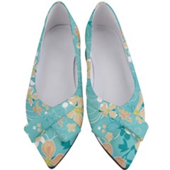 Floral Pattern Women s Bow Heels by ExtraGoodSauce