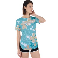 Floral Pattern Perpetual Short Sleeve T-shirt