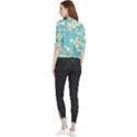 Floral Pattern Quarter Sleeve Blouse View2