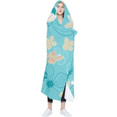 Floral Pattern Wearable Blanket by ExtraGoodSauce