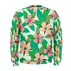 Floral Pattern Men s Sweatshirt by ExtraAwesomeSauce