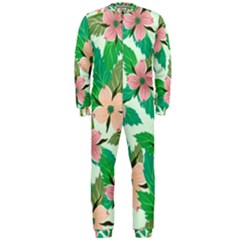 Floral Pattern Onepiece Jumpsuit (men)  by ExtraGoodSauce