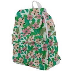 Floral Pattern Top Flap Backpack by ExtraGoodSauce