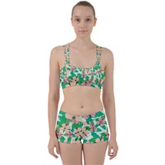 Floral Pattern Perfect Fit Gym Set by ExtraGoodSauce