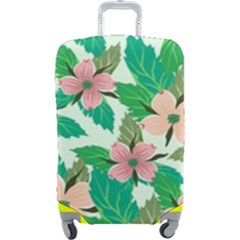 Floral Pattern Luggage Cover (large)