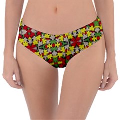 Leaves Pattern Reversible Classic Bikini Bottoms by ExtraGoodSauce