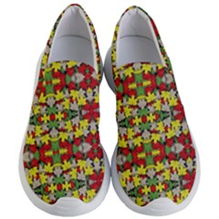 Leaves Pattern Women s Lightweight Slip Ons by ExtraGoodSauce