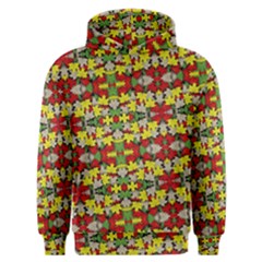 Leaves Pattern Men s Overhead Hoodie