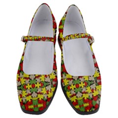 Leaves Pattern Women s Mary Jane Shoes by ExtraGoodSauce