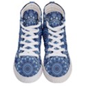 Mandela Flower Women s Hi-Top Skate Sneakers View1