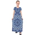 Mandela Flower Kids  Short Sleeve Maxi Dress View1