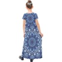 Mandela Flower Kids  Short Sleeve Maxi Dress View2