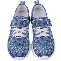 Mandela Flower Women s Velcro Strap Shoes by ExtraGoodSauce