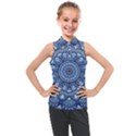 Mandela Flower Kids  Sleeveless Polo Tee View1