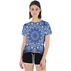 Mandela Flower Open Back Sport Tee