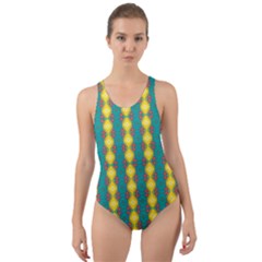 Native American Pattern Cut-out Back One Piece Swimsuit by ExtraGoodSauce