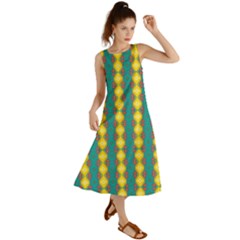 Native American Pattern Summer Maxi Dress