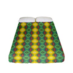 Native American Pattern Fitted Sheet (full/ Double Size) by ExtraGoodSauce