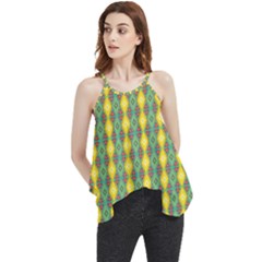 Native American Pattern Flowy Camisole Tank Top