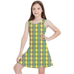 Native American Pattern Kids  Lightweight Sleeveless Dress