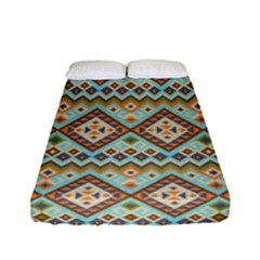 Native American Pattern Fitted Sheet (full/ Double Size) by ExtraGoodSauce