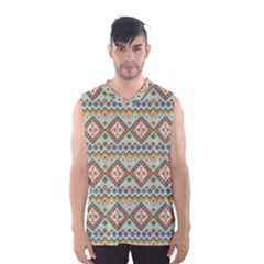 Native American Pattern Men s Basketball Tank Top by ExtraGoodSauce