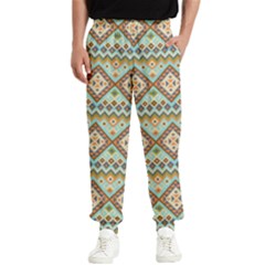 Native American Pattern Men s Elastic Waist Pants by ExtraGoodSauce